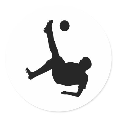 bicycle kick soccer player sticker by Tomaniac