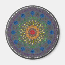 Bicycle Mandala 2 Magnet