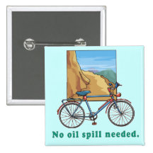 Bicycle:  No Oil Spill Needed Tshirts and Mugs Pins