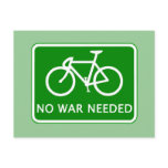 Bicycle No War Needed Products Post Card
