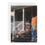 Bicycle on Porch Personalized Invitation
