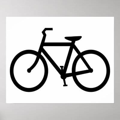 Bicycle Poster by silhouette_emporium