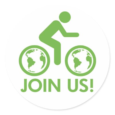 Bicycle Recycle Green Join by Zerotees