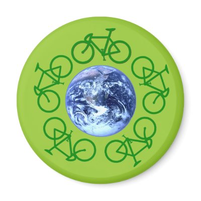 Bicycle Recycle Products Magnet by BicycleFun
