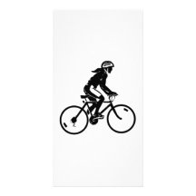 Bicycle Riding Photo Card