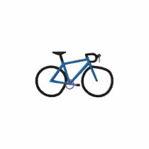 Bicycle Shirt Embroidered Polo Shirt