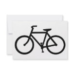 bicycle silhouette invitations