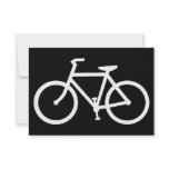 bicycle silhouette invitations