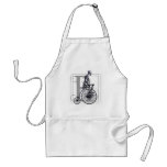Bicycle Skeleton Apron