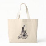 Bicycle Skeleton Tote Bags
