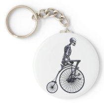 Bicycle Skeleton Key Chain
