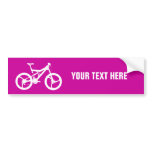 Bicycle template bumper stickers