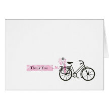 Bicycle Thank You Card