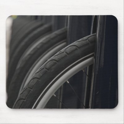 Bicycle Tires Mousepad by JL_Hawkins