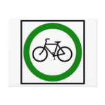Bicycle Traffic Highway Sign Post Cards