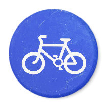Bicycle Traffic Sign Magnet