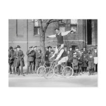Bicycle Trick Riding, 1920s Post Cards