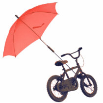 bicycle + umbrella