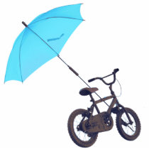 bicycle + umbrella