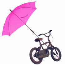 bicycle + umbrella