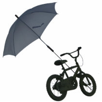 bicycle + umbrella