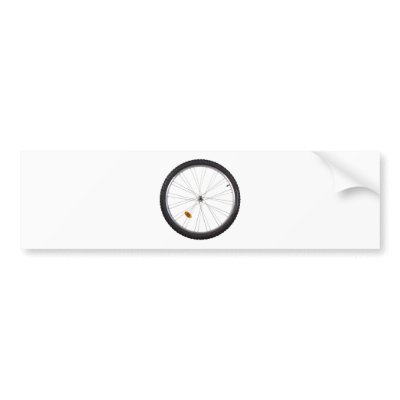 Bicycle wheel bumper stickers by joxxxxjo