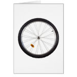 Bicycle wheel cards
