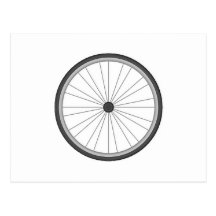 Bicycle Wheel Post Cards