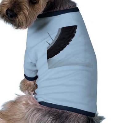 Bicycle wheel with track doggie tee by joxxxxjo