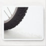 Bicycle wheel with track mouse pads