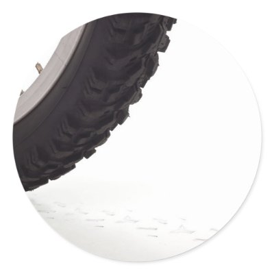 Bicycle wheel with track stickers by joxxxxjo