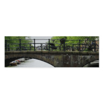 Bicycles and Bridge Holland Photo Bookmark