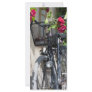 Bicycles and roses in Sweden Full Color Rack Card