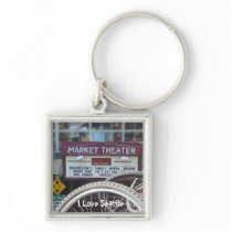 Bicycles at the Theatre Keychains