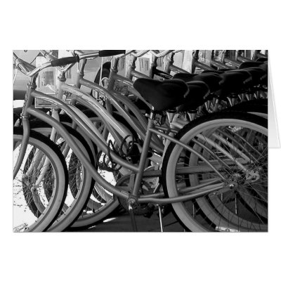 Bicycles Card by Adamophoto