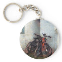 Bicycles in Yard keychains