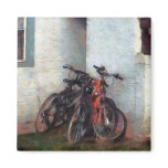 Bicycles in Yard Magnet