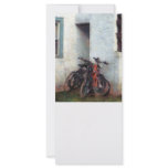 Bicycles in Yard Rack Card Design
