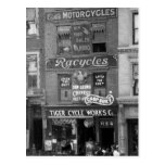 Bicycles, Motorcycles, and Chop Suey, early 1900s Post Card