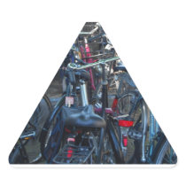 Bicycles Triangle Stickers