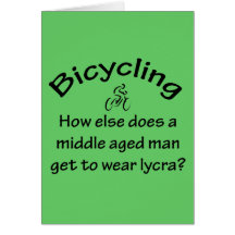 Bicycling Card