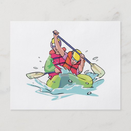 bidarka rapid rafting graphic flyer