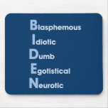 Biden Acronym mousepads