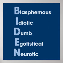 Biden Acronym Print