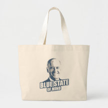 BIDEN BLUE STATE OF MIND -.png Canvas Bag