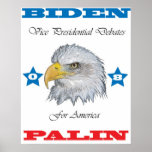 Biden Palin VP Debates Poster posters