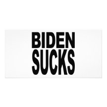 Biden Sucks Personalized Photo Card