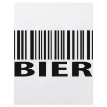 Bier barcode icon flyers