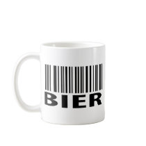 Bier barcode icon mugs