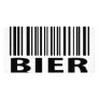 Bier barcode icon photo cards